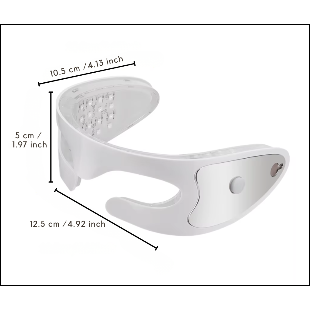 Loméria™ LED Eye Mask – Premium Rotlicht-Therapie für erholte Augen